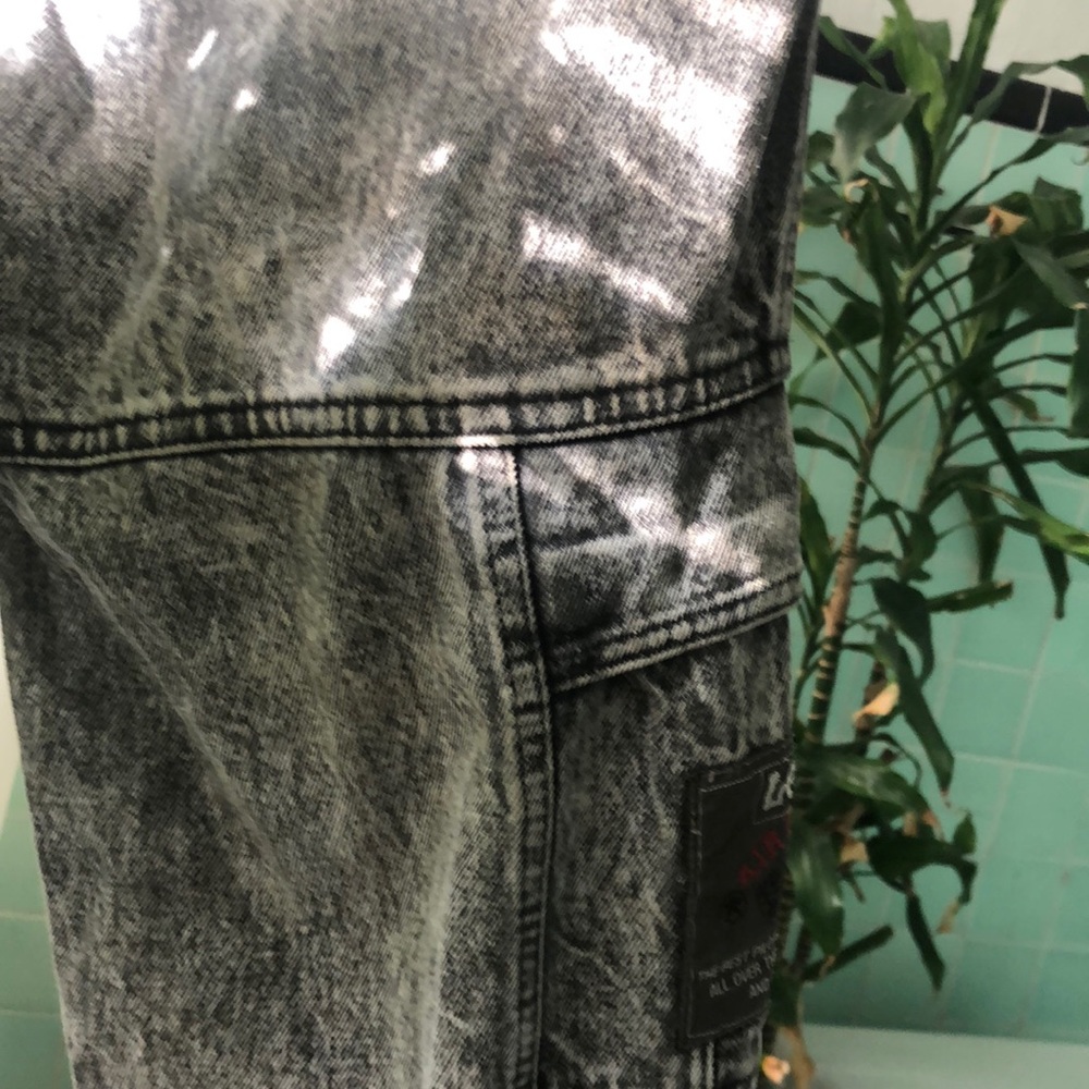 vintage lee air gear 100%cotton acid wash jeans - Picture 6 of 8